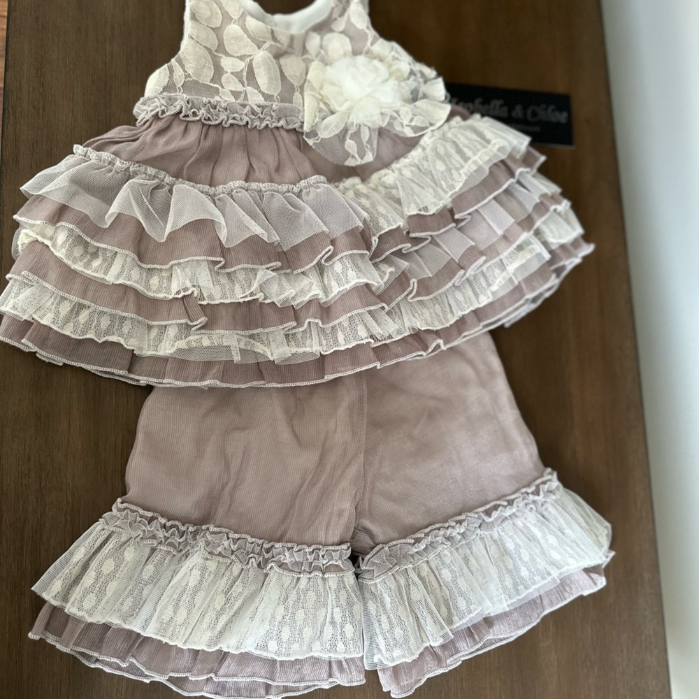 Baby Ruffle Pant Set